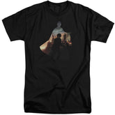 Harry Potter Voldemort Looms Men's 18/1 Tall Cotton Short-Sleeve T-Shirt